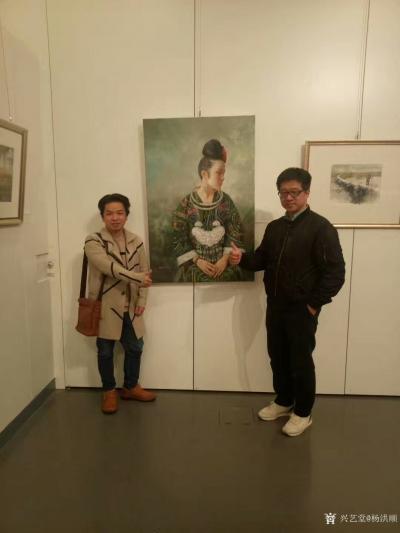 杨洪顺荣誉-2018第二届亚洲美术双年展（在香港中央图书馆举行）我的作品《苗女》参展
杨洪【图5】