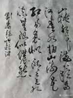 艺术家孙逢春日记:国画小品《春桃带雨浓 》
山桃红花满上头
蜀江春水拍山流【图1】