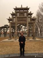 艺术家周鹏飞日记:我从万恶地嶽来，
要登天堂转阳胎。
绕道人间借春色，
【图1】