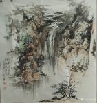 范锻日志-国画山水画《根深则叶茂，源远则流长》
范锻 作品【图1】