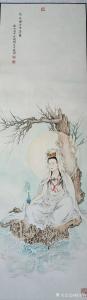 艺术品图片：艺术家杨国钧国画作品名称《观音图》价格4000.00 元