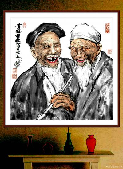 潘宁秋日记-《幸福指数写在脸上》
四尺斗方69cmX69cm【图1】