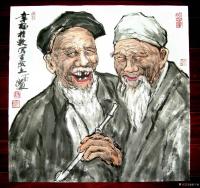 艺术家潘宁秋日记:《幸福指数写在脸上》
四尺斗方69cmX69cm【图2】