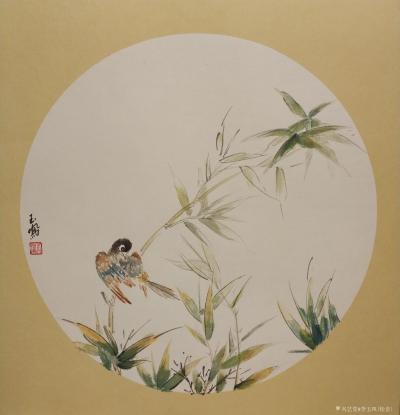 李玉凤日记-小花小鸟小扇面【图2】