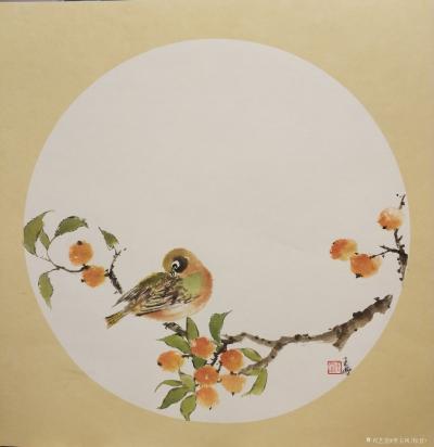 李玉凤日记-小花小鸟小扇面【图3】