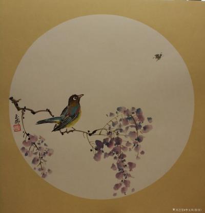 李玉凤日记-小花小鸟小扇面【图4】