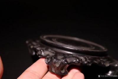 东方古玩城堡收藏-晚清，黄杨木雕盘根错节书房坐子、此件藏品取料名贵稀少，雕刻盘根纹饰精美，褒奖皮壳【图8】