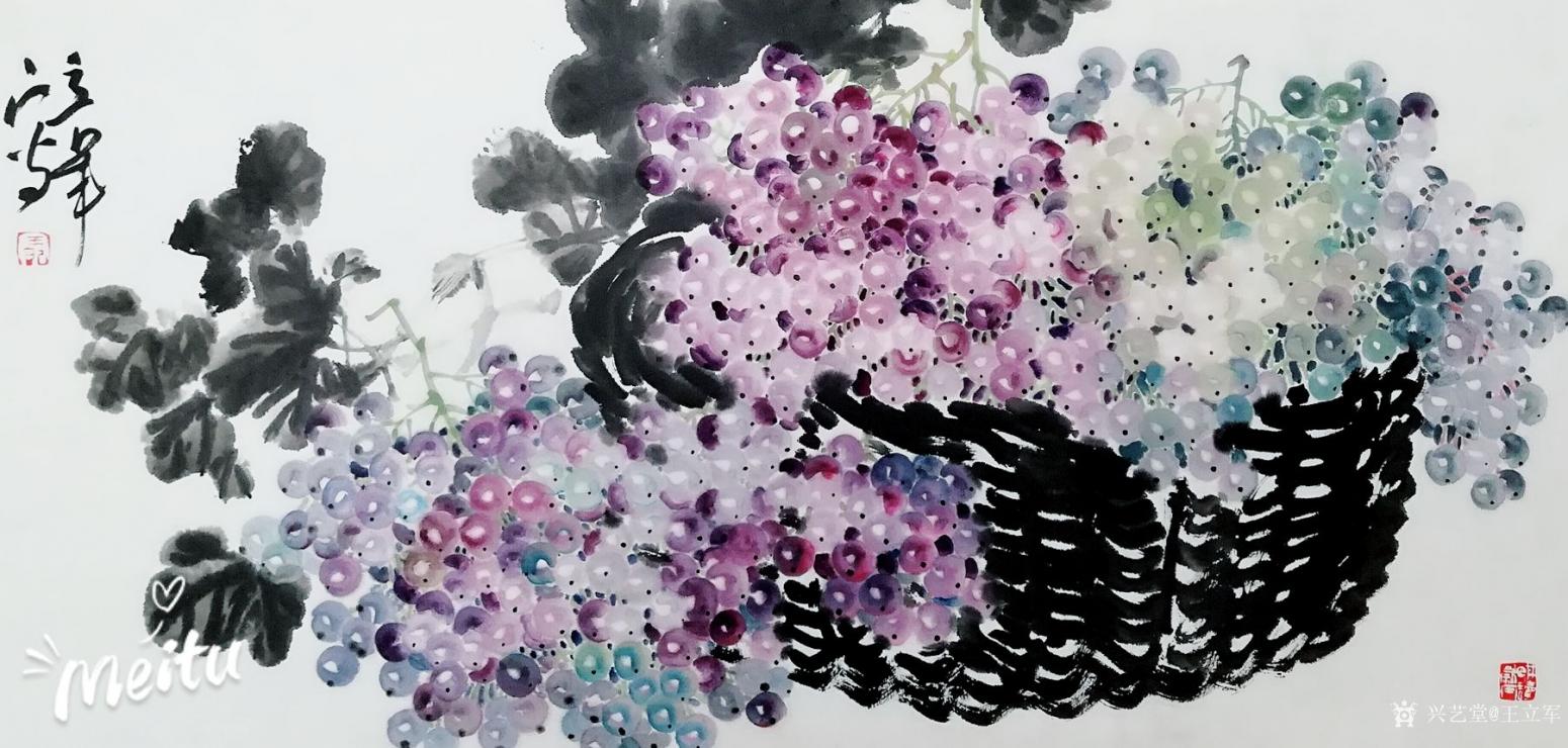 王立军国画作品《《硕果丰盈》》【图0】