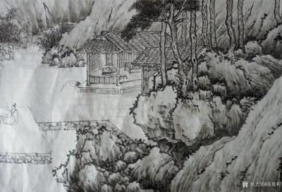 高勇利日记-《臨沈周南山祝語圖卷和湖山嘉趣圖卷局部》
50*260cm
軟片未裝裱
我【图2】