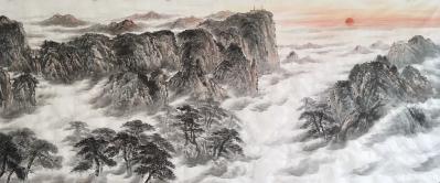 袁峰日记-小丈二作品……泰山览胜图！袁峰【图2】