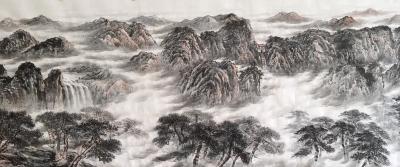 袁峰日记-小丈二作品……泰山览胜图！袁峰【图3】