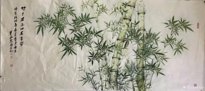 崔华泉日记-私人订制六尺绿竹，崔华泉国画【图1】