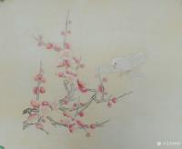 艺术家韩梅日记:仿宋花鸟小品，新近作品，尚未题款，喜欢的可订画
韩梅【图2】