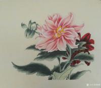 艺术家韩梅日记:仿宋花鸟小品，新近作品，尚未题款，喜欢的可订画
韩梅【图5】