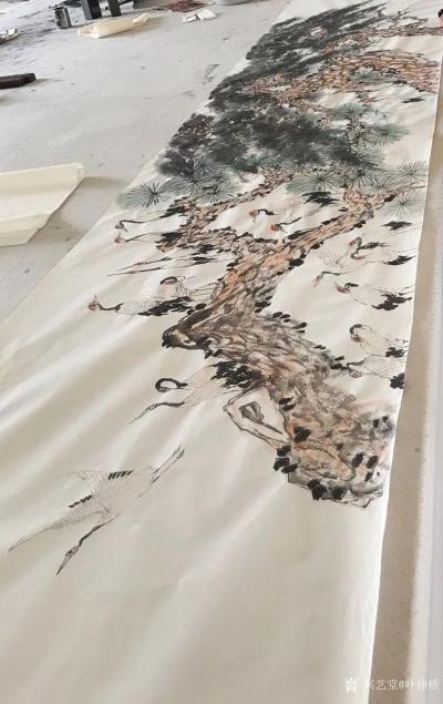 叶仲桥日记-一天才画几个，九十九个神鹤不知道那天才完成，看来要减少一些不必要的应酬了，加油！【图2】