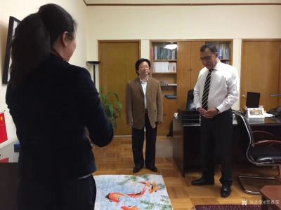 李尊荣生活-感谢智利大使海梅·乔马里先生的热情邀请，愿中智两国友谊长存。
李尊荣【图1】