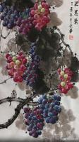 艺术家韩宗华日记:新鲜葡萄，丰收满满，和谐幸福，情意绵长，顺心如意。
韩宗华【图0】