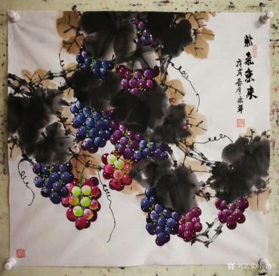 韩宗华日记-新鲜葡萄，丰收满满，和谐幸福，情意绵长，顺心如意。
韩宗华【图8】