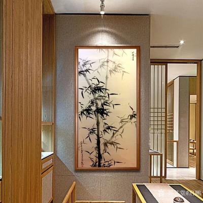 启鹏收藏-国画花鸟画竹系列《竹寿图》，附买家装裱返图，与众老师分享【图7】