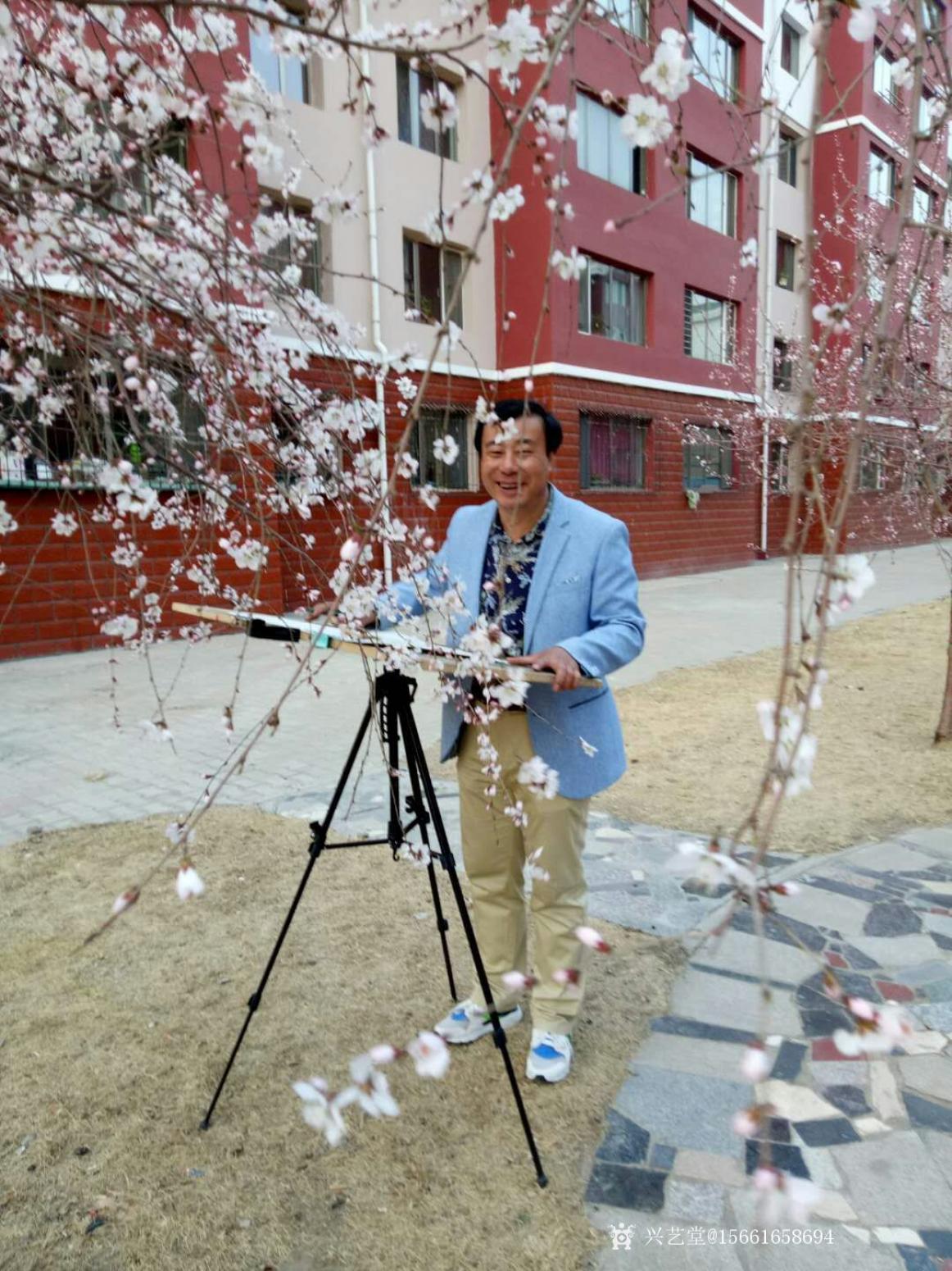 王嵩淼国画作品《生生不息》