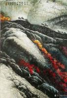 艺术家孙逢春日记:国画作品《转战太行》，《气吞云梦》
《壁立千仞 》 ，《浩【图0】