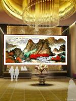 艺术家潘宁秋收藏:《苍山万叠》丈二整张
  宽3米50 X 高1米50【图0】