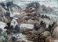 艺术家高勇利日记:《春秋有嘉日，山水有清音》
68*180cm
軟片未裝裱【图0】