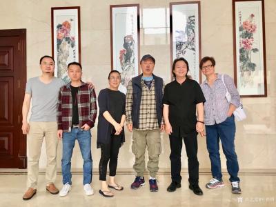 叶仲桥日记-千里马常有、伯乐不常有，国画大师李照东先生昨天欣然为我的三十米国画花鸟长卷题词《【图7】