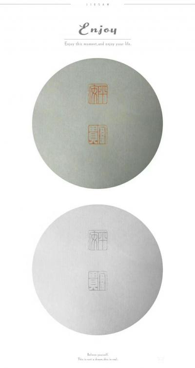 李显日记-隐庐新作，李显
印文:平安、富贵
材质:芙蓉石(连珠印)
尺寸:1.5x1【图2】