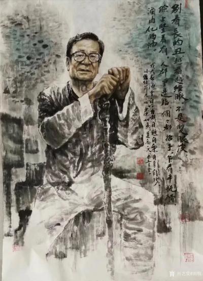 田牧日记-书法家尹海金，田牧作品【图1】