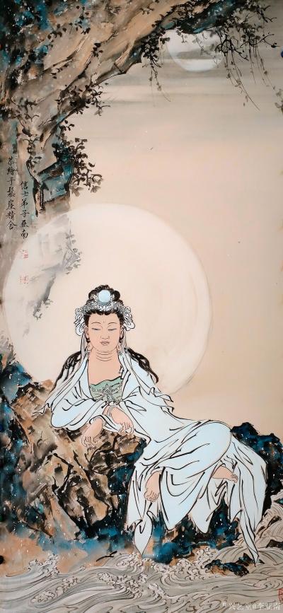 李亚南日记-大慈大悲观世音菩萨像【图1】