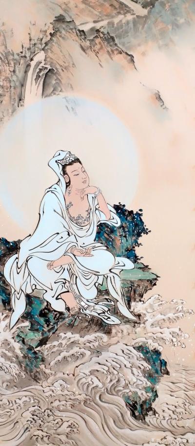 李亚南日记-大慈大悲观世音菩萨像【图3】