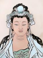 艺术家李亚南日记:大慈大悲观世音菩萨像【图4】