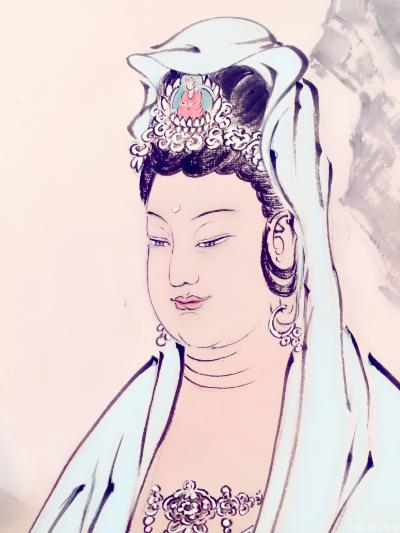 李亚南日记-大慈大悲观世音菩萨像【图7】