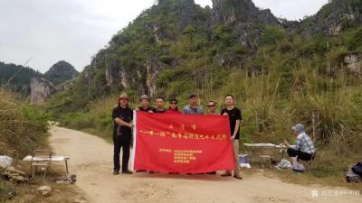 叶仲桥生活-随云浮画院到罗定市古驿道写生创作采风活动。感谢佛山服装公司贺总赠送的名牌服装！【图8】