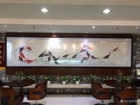 艺术家李尊荣日记:国画新作《春之旋律》，《连年有余》，
李尊荣【图2】