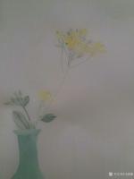 艺术家马晓薇日记:黄萼裳裳绿叶稠,千村欣卜榨新油.
爱他生计资民用,不是闲花【图1】