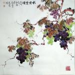 田光荣日志-四尺斗方《秋实丰硕》。
今天是个值得庆贺的日子，五十多岁的【图1】