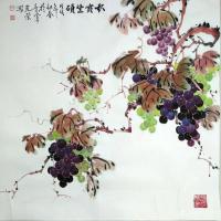 艺术家田光荣日记:四尺斗方《秋实丰硕》。
今天是个值得庆贺的日子，五十多岁的【图0】