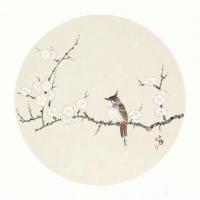 艺术家安士胜日记:国画小品《晨雨潇潇送春凉》，呵呵，一个好的模特在工笔画创作中【图0】