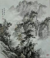 艺术家王英勇日记:70x60定制作品两幅
出手之前，供大家欣赏一下。【图1】