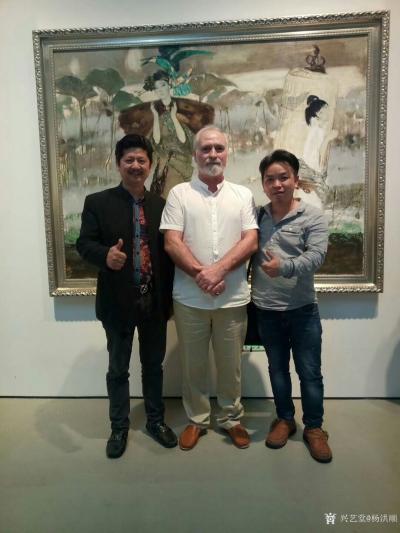 杨洪顺收藏-乌克兰人民艺术家米顾依达老师优雅的艺术深圳雅昌艺术馆展出，作品精彩，优雅。
杨【图1】