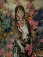 艺术家杨洪顺收藏:乌克兰人民艺术家米顾依达老师优雅的艺术深圳雅昌艺术馆展出，作【图2】