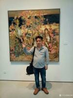 艺术家杨洪顺收藏:乌克兰人民艺术家米顾依达老师优雅的艺术深圳雅昌艺术馆展出，作【图4】