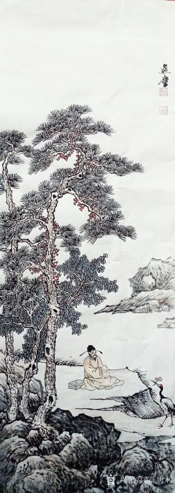 高勇利日记-国画《臨沈周筆意》
25*70cm
軟片未裝裱
高勇利【图2】