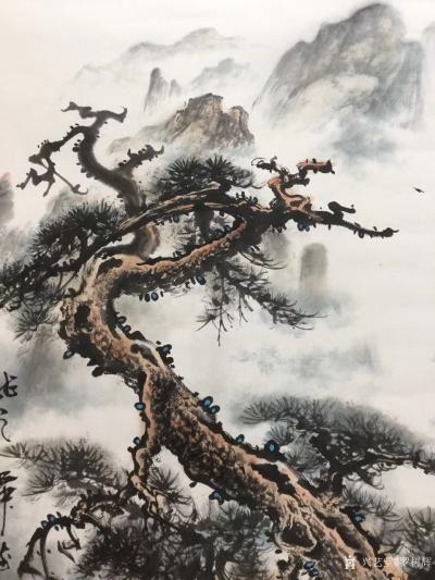 罗树辉日记-国画新作，四尺斗方《龙之舞》。
罗树辉【图3】