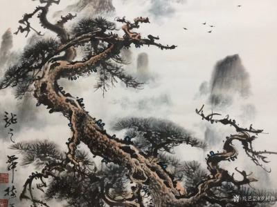 罗树辉日记-国画新作，四尺斗方《龙之舞》。
罗树辉【图7】