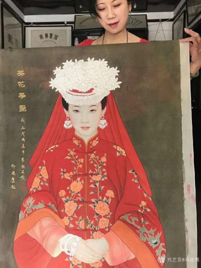 邓凌鹰日记-与著名画家李相民老师合作的画(他画我题字)美得已经不能再美了。
邓凌鹰【图1】