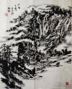 艺术品图片：艺术家18401755866国画作品名称《仁智之乐》议价