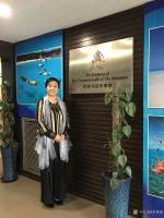 艺术家李尊荣生活:一带一路广然艺术团队应新任巴哈马驻华大使匡特先生邀请走进大使【图0】